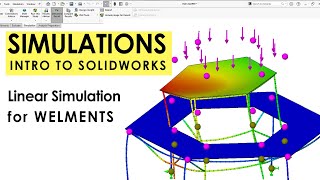 Weldment Simulations in SolidWorks - Light Intro