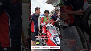 Tiru Gaya Balap Marc Marquez, Fadillah Aditama Bermimpi ke MotoGP #sports #motogp #mm93 #shorts