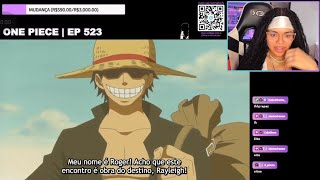 NATHALIA REAGINDO RAYLEIGH e GOL D. ROGER | SABAODY TIME SKIP| ONE PIECE - EP 523