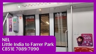 [NEL] C851E 7089/7090 NE7 Little India to NE8 Farrer Park