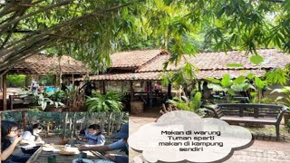 Makan di warung Tuman  berasa makan di kampung sendiri