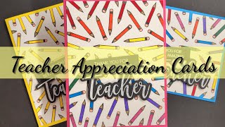 Mass Produce Teacher Appreciation Cards with Tips and Tricks #waffleflowercrafts #altenew