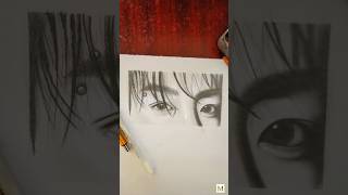 drawing realistic eyes /  guess the eyes #shorts #shortvideo #bts #btsarmy