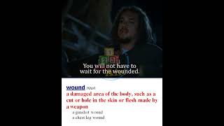 Wound -  Meaning, Pronunciation, Usage | Learn English with TV Shows