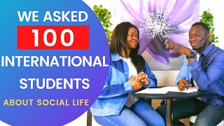 100 international students in USA and social life challenges | International Student Survey