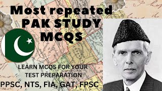 Most Repeated Pak Study Mcqs for PPSC NTS FPSC|LearnPak study Mcqs with answers.