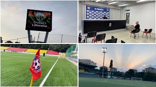 ⚽️ 🇱🇹 Training at LFF Stadium, Vilnius, with The New Saints