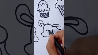 3  super cute easy drawings😍#youtubeshorts #shorts #drawing