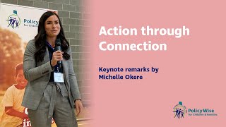 Welcoming Remarks | Michelle Okere | Action through Connection