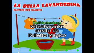 LA BELLA LAVANDERINA KARAOKE CON CORI ZECCHINO D'ORO Piccolo Coro dell'Antoniano cover test