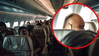 THAT PERSON IS NOT REAL - Do They Shed Their Skin On An Airplane? - 7 Horror Videos