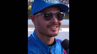 Kyle Larson on Denny Hamlin racing for lead at Pocono