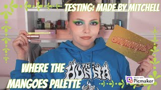 TESTING: MADE BY MITCHELL - WHERE THE MANGOES PALETTE | WORTH IT? | Effys Place