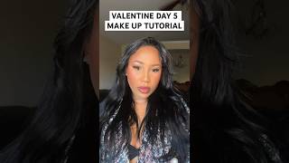 Valentine day 5/7 soft make up tutorial #makeuptutorial #makeup #music #valentinesmakeup #valentines