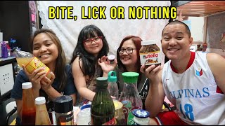 Bite, Lick or Nothing Challenge