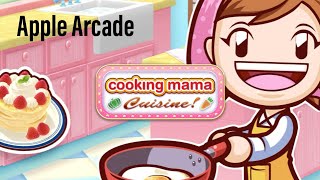 Making Strawberry Tart & French Toast-Cooking Mama Cuisine (Apple Arcade)