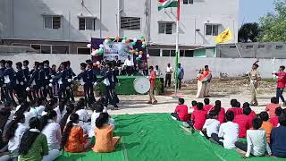 Vijetha School NCC March Past Higher campus #independenceday