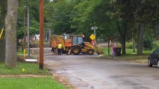 Street Work At Cass   Berrien