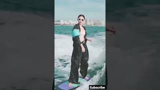 Can you do this🤍🤍 #waterstunt #womensfashion #womenspower #gubon #shorts