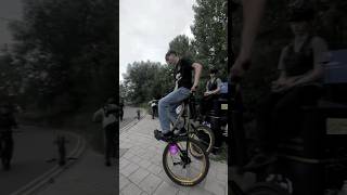 Did you think he was gonna do this?😳 #skill #viral #wheelie #shorts