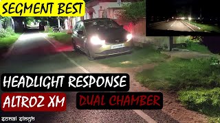 HEADLIGHT RESPONSE OF TATA ALTROZ😜 | इसकी टक्कर में दूर दूर तक कोई नहीं | ALTROZ HEADLIGHT