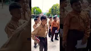 Keseruan Pramuka anak santri #shorts #pramuka #pramukaindonesia #yelyelpramuka #santriindonesia