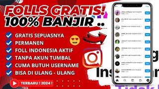 Gratis Sepuasnya Terbaru 2024! Cara Menambah Followers Instagram Gratis Permanen