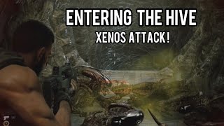 ENTERING THE XENOMORPH HIVE ALIENS ATTACK