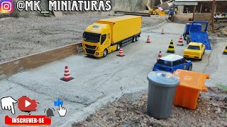 viajando com meu caminhão Iveco baú #miniaturas#minisnaestrada #caminhão#miniaturadecaminhao