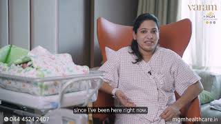 A Home Away from Home:Mrs. Tanya’s Journey at Varam- Women’s Superspeciality Center, MGM Healthcare✨