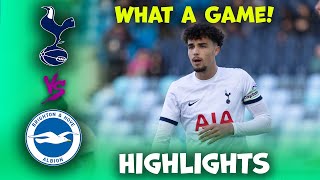 Tottenham hotspur v Brighton | u18 Premier League | Highlights 31-08-2024