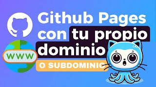 ✅ Hosting GRATIS con Dominio propio (Dominio Personalizado Github Pages) 🌐