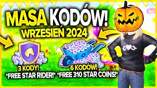 *310+ STAR COINS* 😱 MASA DZIAŁAJĄCYCH KODÓW WE WRZEŚNIU DO SSO! 🎂 STAR RIDER & STAR COINS ZA DARMO 🥳