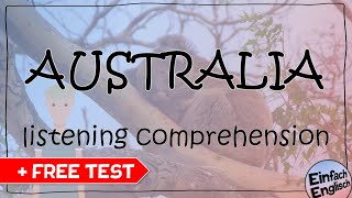 AUSTRALIA - listening comprehension 👂 + test ✏️ | Einfach Englisch