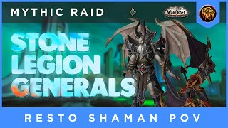 Stone Legion Generals Mythic vs Thrylos - Quel'thalas (US) ★ Resto Shaman POV