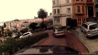 Golden gate and Lombard St