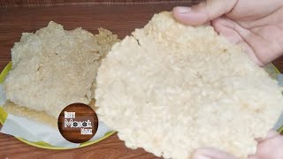 kerupuk nasi tanpa di tumbuk tanpa di blender | begini cara buatnya | kerupuk puli | kerupuk gendar