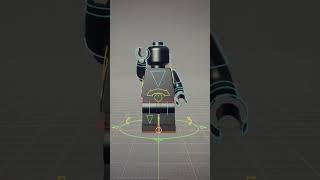 Lego guy waved hello blender LEGO stop motion animation#shorts#fyp#blender