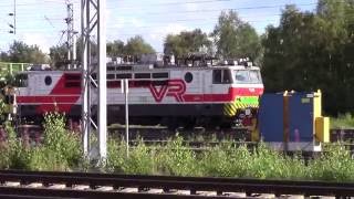 Freight train T 5120 arrives Rovaniemi 5.8.2016