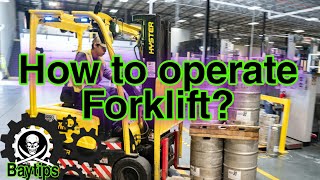 How to operate a forklift? safety procedures and good house keeping