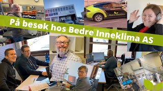 På besøk hos Bedre Inneklima AS i Sandefjord. Netthandelbyen Netthandelhovedstaden Firmapresentasjon