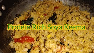 Protein Rich Soya Keema| helps in weight management| protein Rich foods