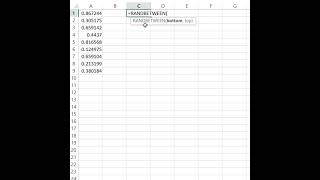 Random Numbers in Excel #shorts #excel #random #numbers