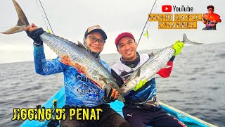 Jigging di perairan Kampung Penat mukah | Cuaca tak Bersahabat | Mabuk Laut