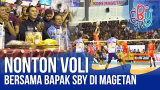 Nonton Voli Bersama Bapak SBY di Magetan