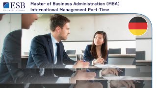 MBA International Management Part-Time studieren an der ESB Business School