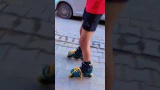 Inline skating shoes🥵😎🤯#inlineskating #rollerblading #skate #skater #shorts #brotherskating