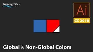 How to identify and work with Global and Non-Global colors in Adobe Illustrator