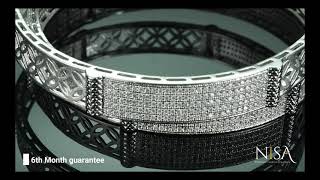 Styles Mate Rhodium Indo Western Bangles