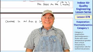 IAQ Engineering Lesson 07B: Evaporation Thermodynamics Category 1